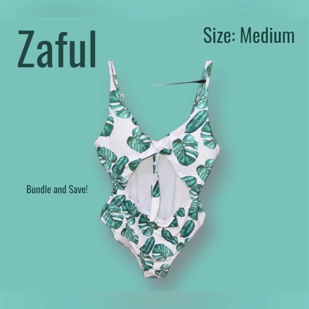 Leafy one piece swimsuit. Bundle and save!